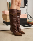 Stivale in pelle e camoscio marrone - Marsh
