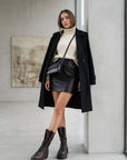 Amphibious boot with mole suede pocket - Maya