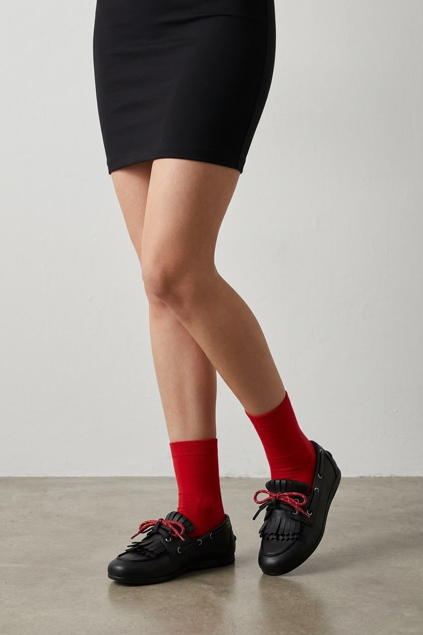 Dark brown suede fringed loafer - Velvet