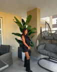 Stivale in pelle nero - Melody