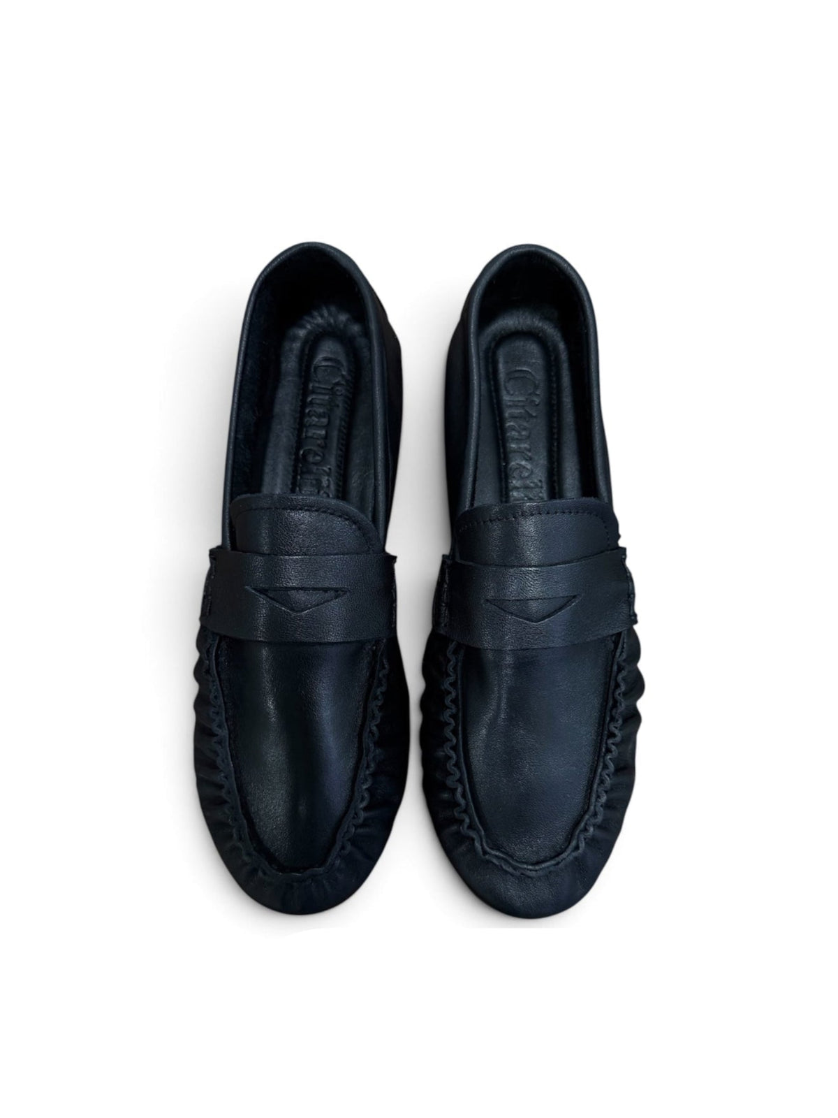 Mocassino in pelle nero - Hanna