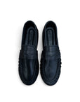 Mocassino in pelle nero - Hanna