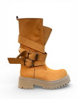 Amphibious with leather and suede straps - Kessy