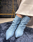 Stivaletto in jeans con tacchetto - Angelique